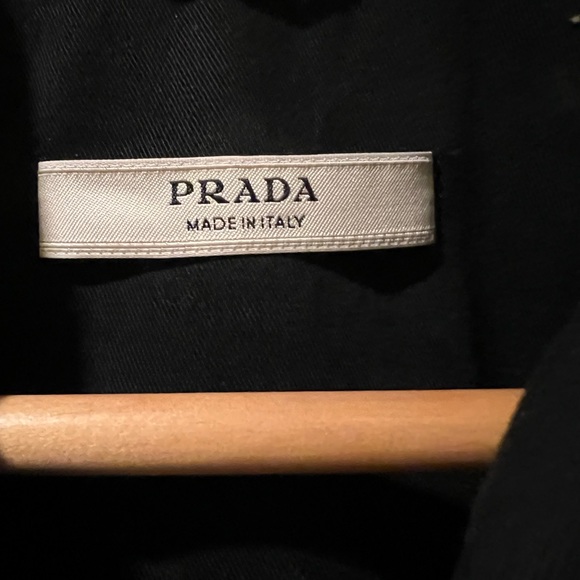 Prada size 42 casual black blazer - Picture 2 of 4